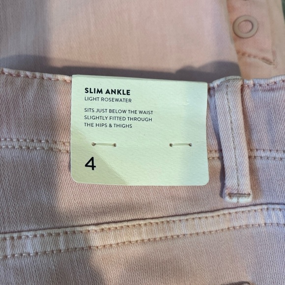 JJill Pink Authentic Fit Slim Ankle Sz 4 - Picture 9 of 11